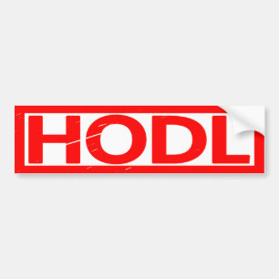 Hodl Stamp Bumpersticker