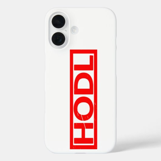 Hodl Stamp Case-Mate iPhone Case (Achterkant)