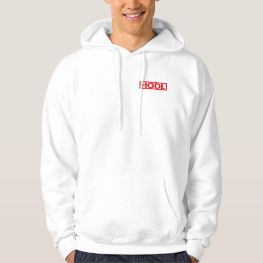 Hodl Stamp Hoodie (Voorkant)