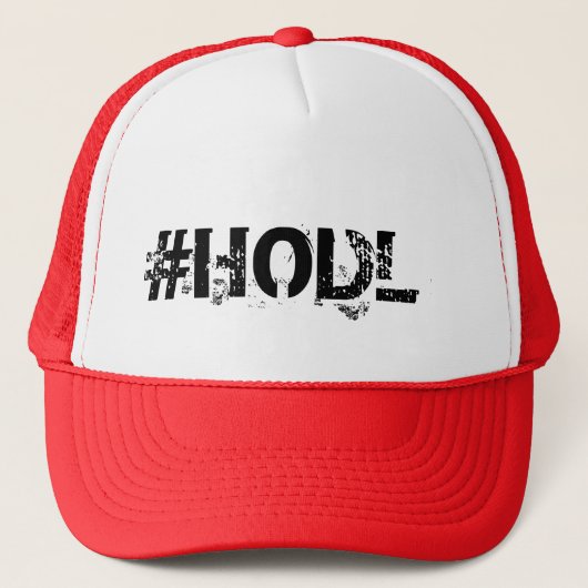 #HODL Trucker Hat Pet (Voorkant)