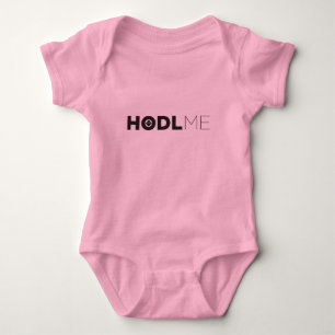 HODL WAVES PINK ROMPER