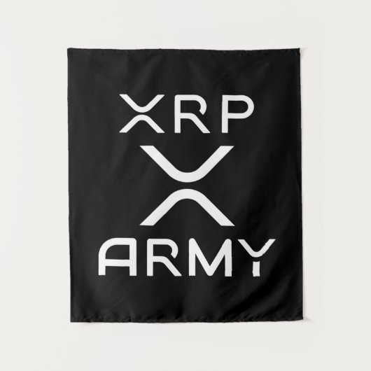 Hodl XRP - Cryptocurrency XRP - het Leger van XRP Wandkleed (Voorkant)