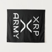 Hodl XRP - Cryptocurrency XRP - het Leger van XRP Wandkleed (Voorkant (horizontaal))