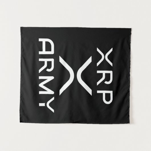 Hodl XRP - Cryptocurrency XRP - het Leger van XRP Wandkleed (Voorkant (horizontaal))