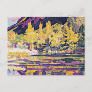 Hodler - Aan de voet van de Petit Saleve, fijne ku Briefkaart