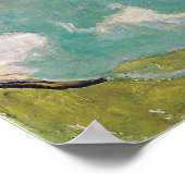 Hodler - Caux landschap met stijgende wolken 1917 Poster (Hoek)