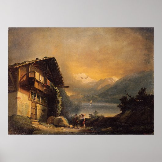 Hodler - Charlet in Hilterfingen 1871 Poster (Voorkant)