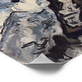 Hodler - daar Monch 1914 Poster (Hoek)