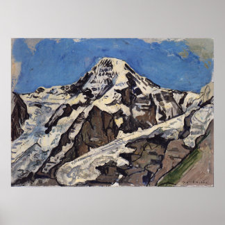 Hodler - daar Monch 1914 Poster