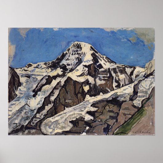 Hodler - daar Monch 1914 Poster (Voorkant)