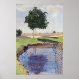 Hodler - De kastanjebomen 1889 Poster