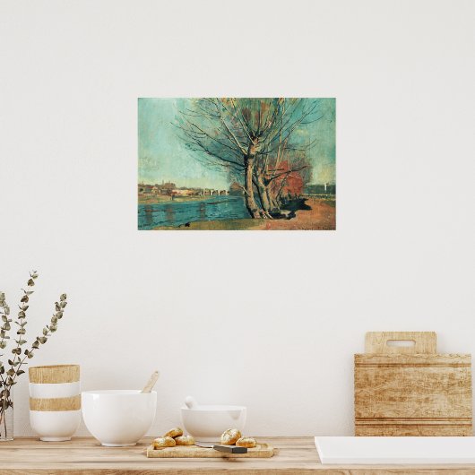 Hodler - Des Manzanares 1878 Poster (Keuken)