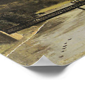 Hodler - een ochtend bij Interlaken 1875 Poster (Hoek)