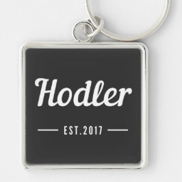 Hodler - est. 2018 - Bitcoin Cryptocurrency Hodl Sleutelhanger