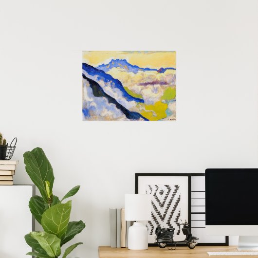 Hodler - in Clouds 1917 Poster (Thuiskantoor)