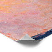 Hodler - Lake Genève, Mont Blanc, Morning Light 1. Poster (Hoek)