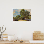 Hodler - Landschap aan de oever in Genève 1878 Poster (Keuken)