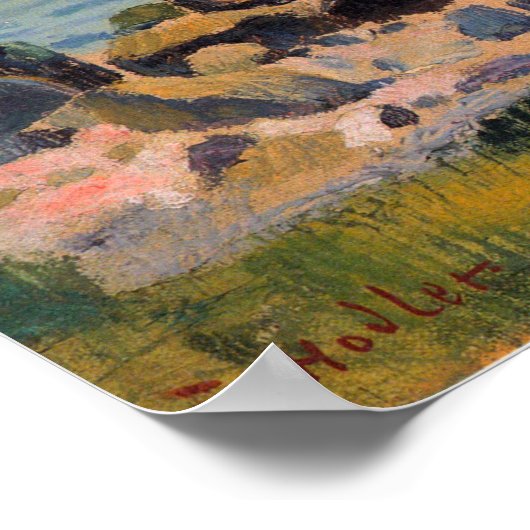 Hodler - Meadow 1890 Poster (Hoek)