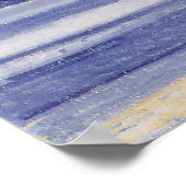 Hodler - Meer van Genève met Mont Blanc 's Morning Poster (Hoek)