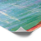 Hodler - meer van Genève, Uitzicht van de Savoyber Poster (Hoek)