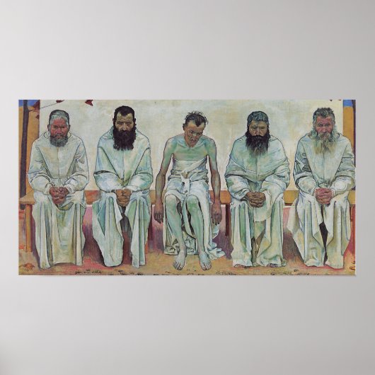 Hodler - Moe van het leven 1892 Poster (Voorkant)