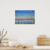 Hodler - Ritmisch Landschap Aan Het Meer Van Genèv Poster (Keuken)
