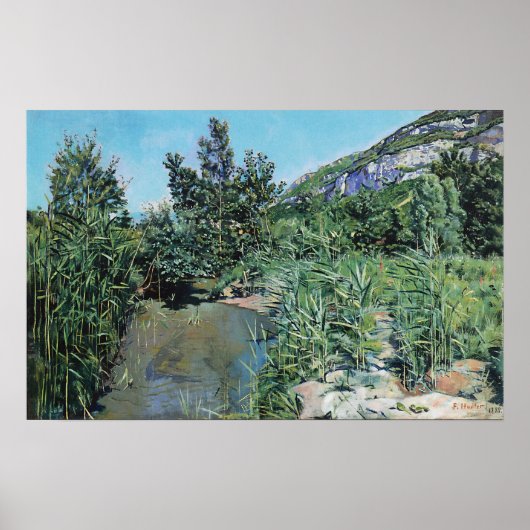 Hodler - Saleve 1890 Poster (Voorkant)