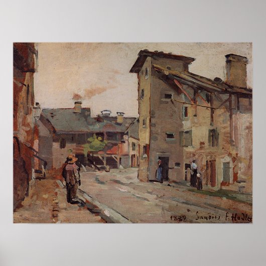 Hodler - Samoens 1882 Poster (Voorkant)