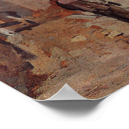 Hodler - Samoens 1882 Poster (Hoek)