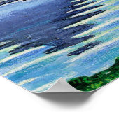 Hodler - Symmetrische reflectie in het Thun-meer i Poster (Hoek)