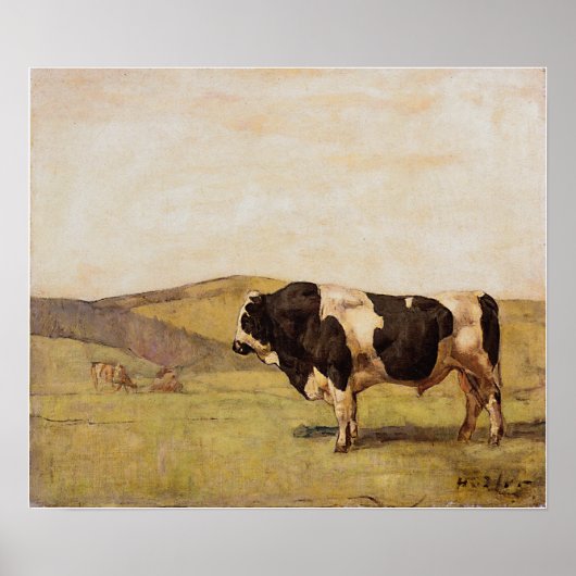 Hodler - The Bull 1878 Poster (Voorkant)