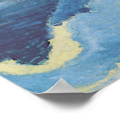 Hodler - Thun met symmetrische spiegeling van 1909 Poster (Hoek)