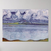 Hodler - Thun Stockhorn Kette in Clouds 1912 Poster (Voorkant)