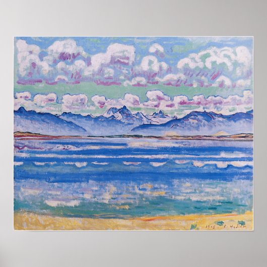 Hodler - Weisshorn van Montana 1915 Poster (Voorkant)