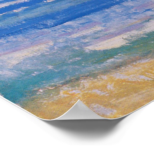 Hodler - Weisshorn van Montana 1915 Poster (Hoek)