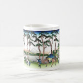 Hodogaya op de Tokaido Highway Koffiemok (Center)