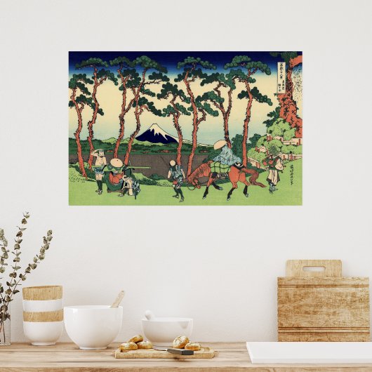 Hodogaya op het Tōkaidō Poster (Keuken)
