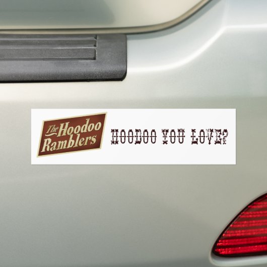 Hodoo Ramblers Bumpersticker (Op auto)