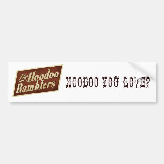 Hodoo Ramblers Bumpersticker (Voorkant)
