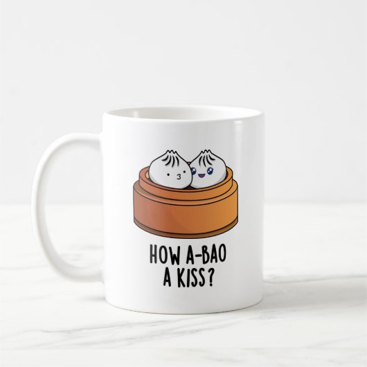 Hoe A-bao A Kiss Funny Dimsum Pun Koffiemok (Links)