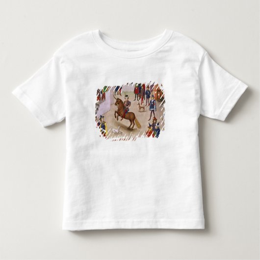 Hoe Alexander de Grote Gemonteerde Bucephalus Kinder Shirts (Voorkant)