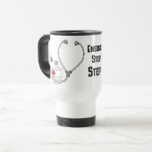 Hoe artsen reageren op uw noodsituatie reisbeker (Voorkant links)