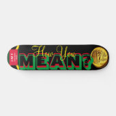 HOE BEDOEL JE? JMT 7 3/4-inch skateboard deck (Horizontaal)