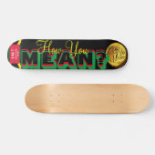 HOE BEDOEL JE? JMT 7 3/4-inch skateboard deck (Horizontaal)