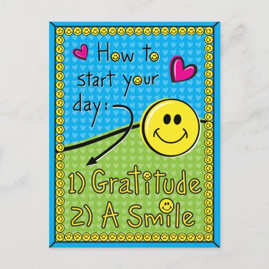 Hoe begin je dag_ briefkaart (Voorkant)