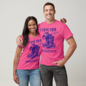 Hoe begint deze dans Line Dancer Country? T-shirt (Unisex)