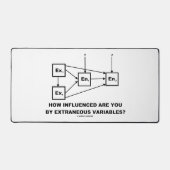 Hoe beïnvloed bent u door externe variabelen? bureaumat (Voorkant)