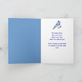 Hoe ben je gedicht, Blue Jay Waterverf Bird? Kaart (Binnen)