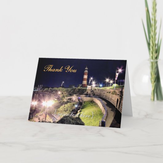 Hoe-Benadering en de Tower van Smeaton - Dank u Bedankkaart (Voorkant)