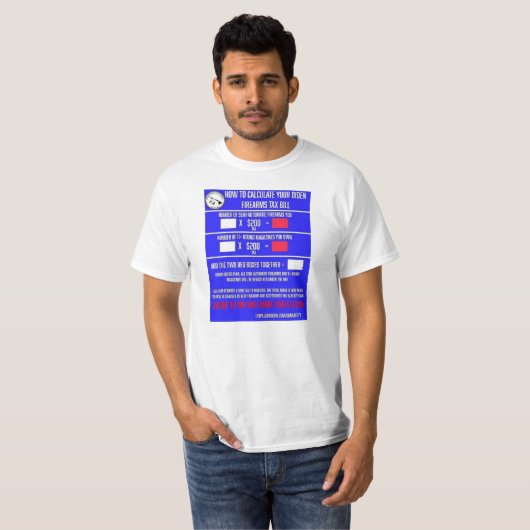HOE BEREKEND UW BEDRIJFSTAKBELASTING BILL? T-SHIRT (Voorkant volledig)